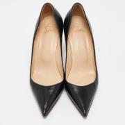 Pre-owned Leather heels Christian Louboutin Pre-owned , Black , Dames