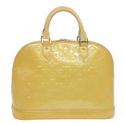 Pre-owned Leather louis-vuitton-bags Louis Vuitton Vintage , Yellow , ...