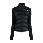 Zwarte cardigan trui met ritssluiting aan de voorkant Moncler , Black ...