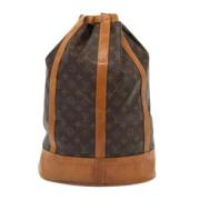 Pre-owned Canvas louis-vuitton-bags Louis Vuitton Vintage , Brown , Da...