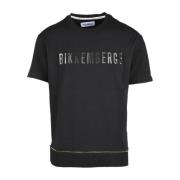 Witte T-shirt voor heren Bikkembergs , Black , Heren