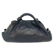 Pre-owned Leather handbags Loewe Pre-owned , Black , Dames