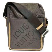 Pre-owned Canvas shoulder-bags Louis Vuitton Vintage , Brown , Heren