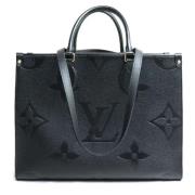 Pre-owned Canvas totes Louis Vuitton Vintage , Black , Dames