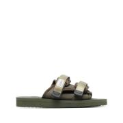 Slippers Olijfgroen Moto Cab Suicoke , Green , Heren