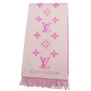 Pre-owned Cashmere scarves Louis Vuitton Vintage , Pink , Dames