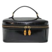 Pre-owned Leather gucci-bags Gucci Vintage , Black , Dames