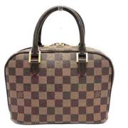 Pre-owned Fabric handbags Louis Vuitton Vintage , Brown , Dames