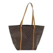 Pre-owned Leather totes Louis Vuitton Vintage , Brown , Dames