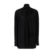 Zijden Blouse Givenchy , Black , Dames