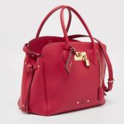 Pre-owned Leather crossbody-bags Louis Vuitton Vintage , Red , Dames