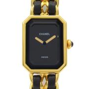 Pre-owned Metal watches Chanel Vintage , Black , Dames