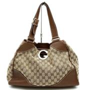 Pre-owned Canvas gucci-bags Gucci Vintage , Brown , Dames