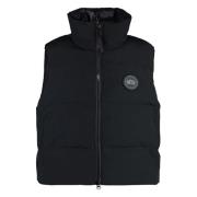 Gewatteerde Bodywarmer met Logopatch Canada Goose , Black , Dames