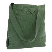 Pre-owned Leather prada-bags Prada Vintage , Green , Dames