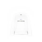 Stijlvolle Sweatshirt voor Mannen Paul & Shark , White , Heren