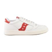 Leren sneakers met rubberen zool Saucony , White , Heren