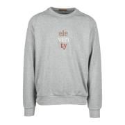 Katoenen Sweatshirt Eleventy , Gray , Heren