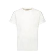 Casual Katoenen T-shirt Golden Goose , White , Heren