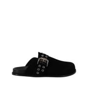 Halia Leren Muiltjes Alohas , Black , Dames