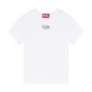 Casual T-shirt voor vrouwen Diesel , White , Dames