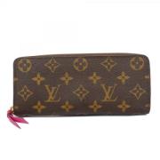 Pre-owned Canvas wallets Louis Vuitton Vintage , Brown , Dames