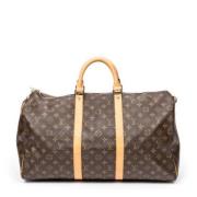 Pre-owned Canvas travel-bags Louis Vuitton Vintage , Brown , Dames