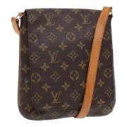 Pre-owned Canvas louis-vuitton-bags Louis Vuitton Vintage , Brown , Da...