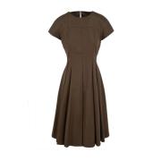 Groene Jurk Model H612 D307 Aspesi , Brown , Dames