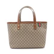 Pre-owned Leather gucci-bags Gucci Vintage , Beige , Dames