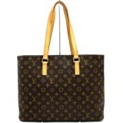 Pre-owned Canvas louis-vuitton-bags Louis Vuitton Vintage , Brown , Da...