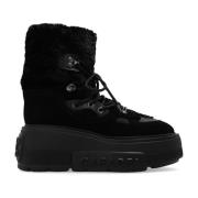 ‘Nexus’ platform sneeuwlaarzen Casadei , Black , Dames