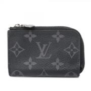 Pre-owned Fabric wallets Louis Vuitton Vintage , Black , Heren