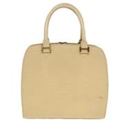 Pre-owned Leather louis-vuitton-bags Louis Vuitton Vintage , Beige , D...