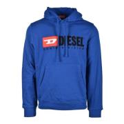 Katoenen Sweatshirt Diesel , Blue , Heren