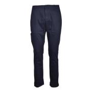 Katoen Elastaan Broek Dondup , Blue , Heren