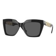 Stijlvolle zonnebril in Gb kleur Versace , Black , Dames