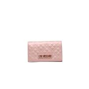 Kleurrijke Crossbody Tas met Ketting Love Moschino , Pink , Dames