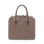 Pre-owned Canvas handbags Louis Vuitton Vintage , Brown , Dames