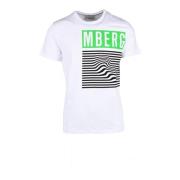 Witte T-shirt voor mannen Bikkembergs , White , Heren