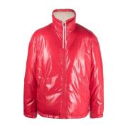 Rode Puffer & Donsjas Diesel , Red , Heren