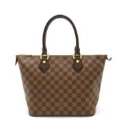 Pre-owned Canvas shoulder-bags Louis Vuitton Vintage , Brown , Dames