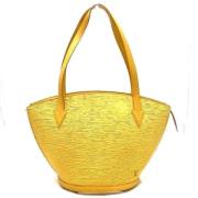 Pre-owned Leather handbags Louis Vuitton Vintage , Yellow , Dames