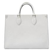 Pre-owned Canvas handbags Louis Vuitton Vintage , White , Dames