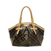 Pre-owned Canvas handbags Louis Vuitton Vintage , Brown , Dames