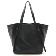 Pre-owned Leather celine-bags Celine Vintage , Black , Dames