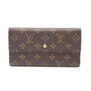 Pre-owned Canvas wallets Louis Vuitton Vintage , Brown , Dames