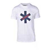 Stijlvolle Katoenen T-Shirt Collectie Bikkembergs , White , Heren