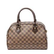 Pre-owned Canvas handbags Louis Vuitton Vintage , Brown , Dames