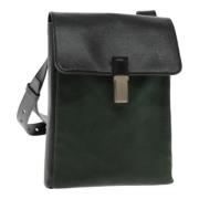 Pre-owned Leather louis-vuitton-bags Louis Vuitton Vintage , Green , D...